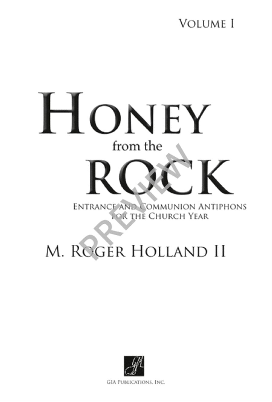 Honey from the Rock - Volume 1 4-Part scores gallery preview page 2
