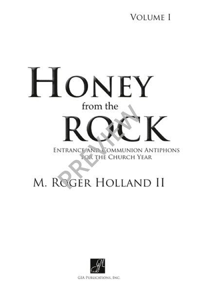 Honey from the Rock - Volume 1 image number null