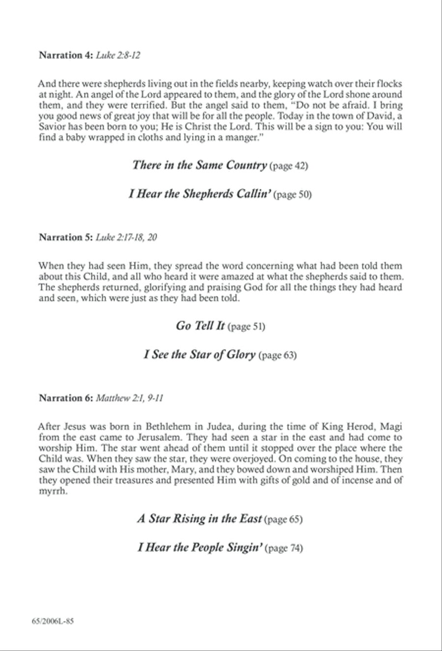 I Hear the Prophet Callin' 3-Part scores gallery preview page 86