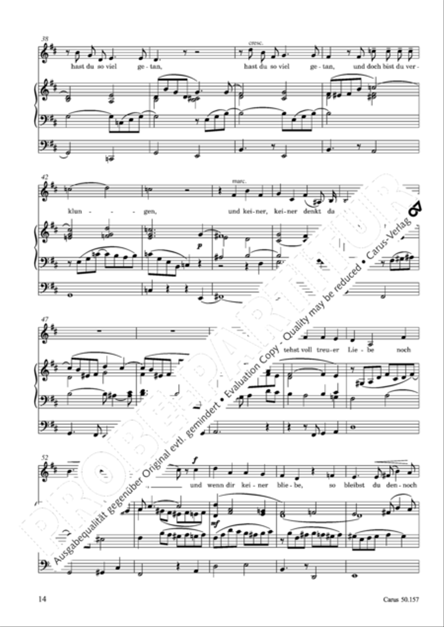 Sechs religiose Gesange op. 157 Score scores gallery preview page 15