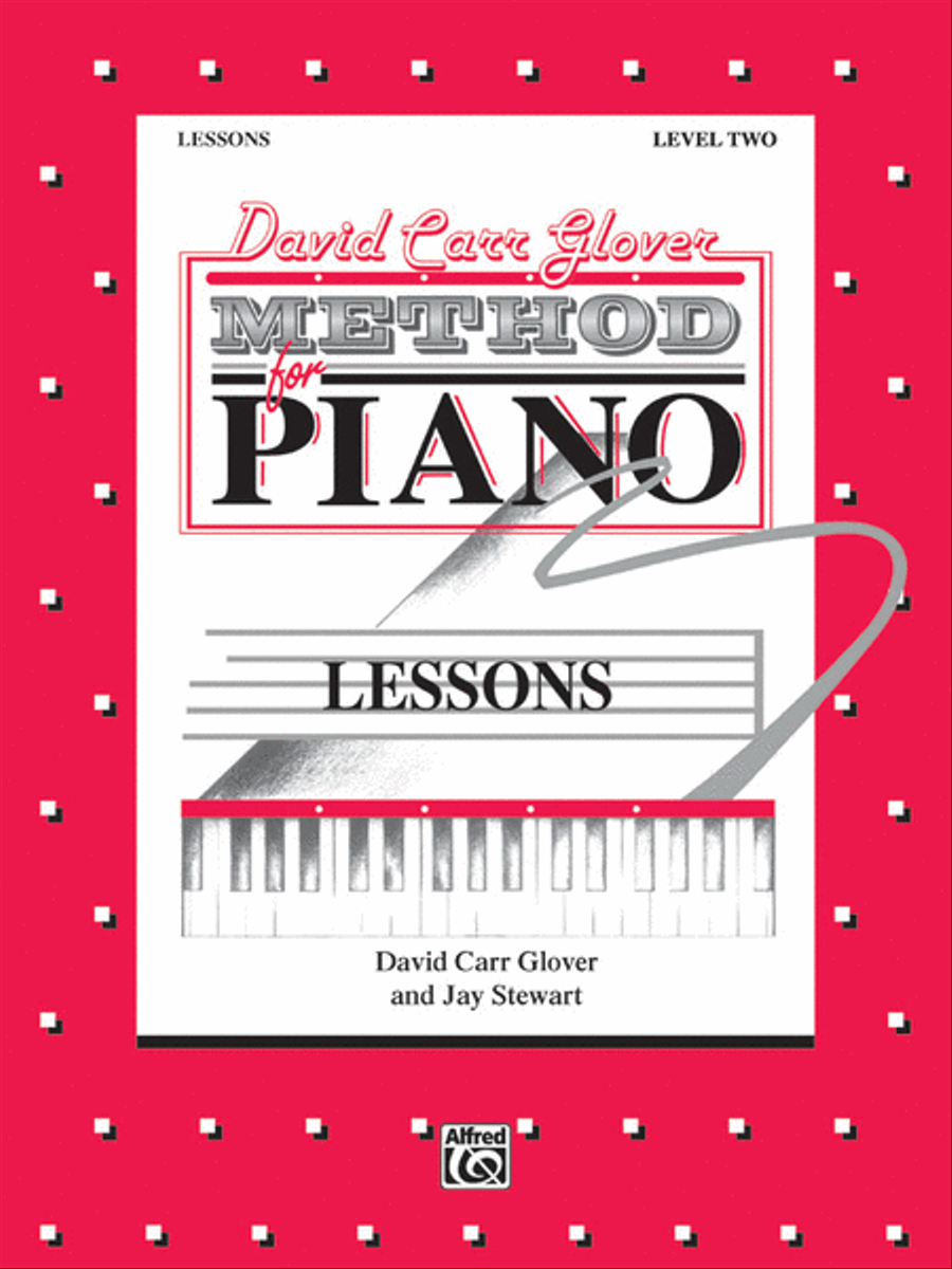 David Carr Glover Method for Piano Lessons Piano Method scores gallery preview page 1