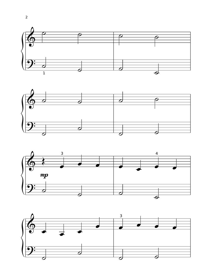 Canon In D Canon In D Piano Solo scores gallery preview page 2