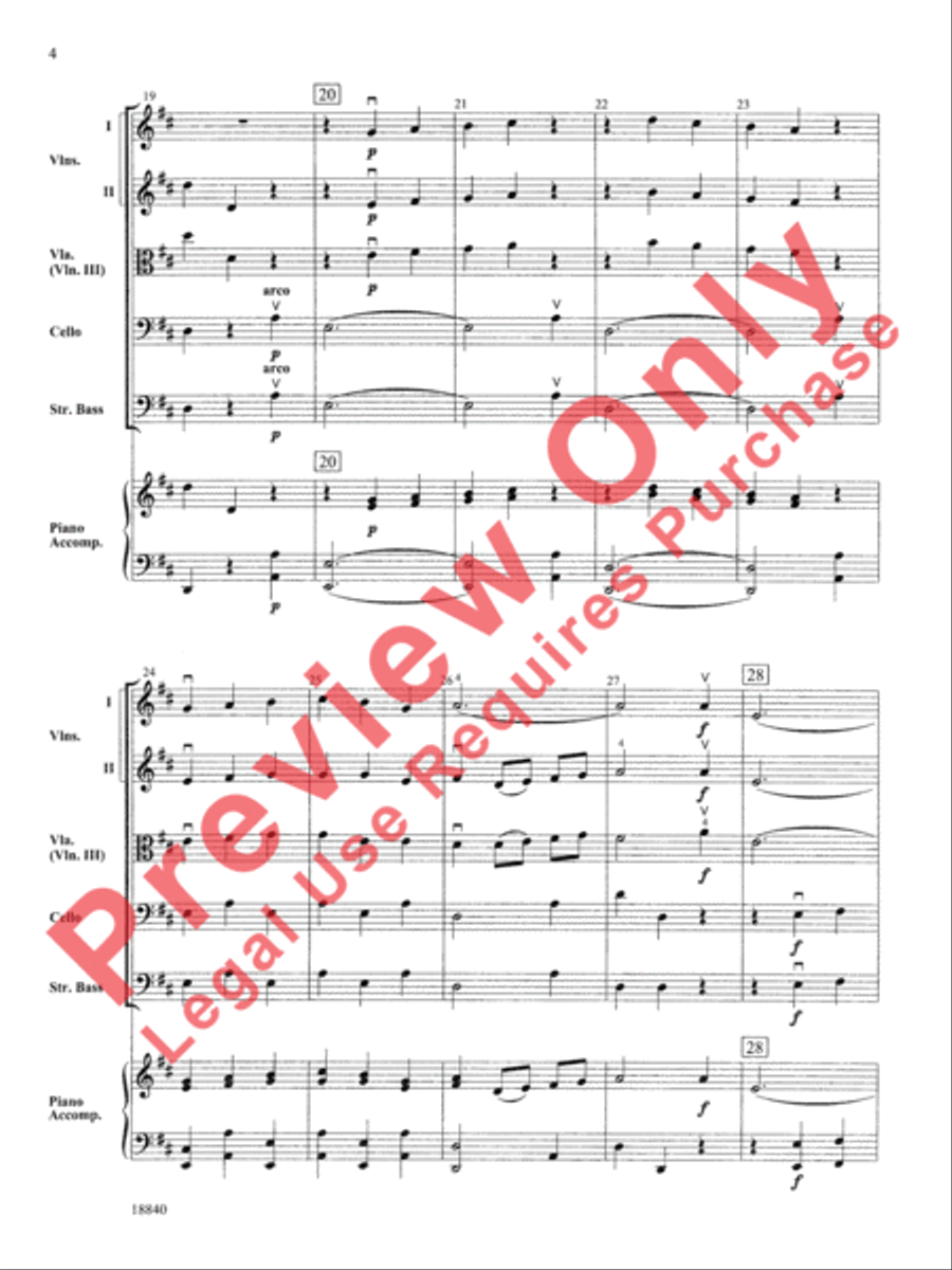 Shadow Dance String Orchestra scores gallery preview page 5
