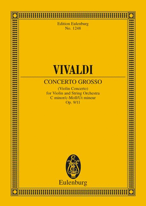 Book cover for Violin Concerto Op. 9, No. 11