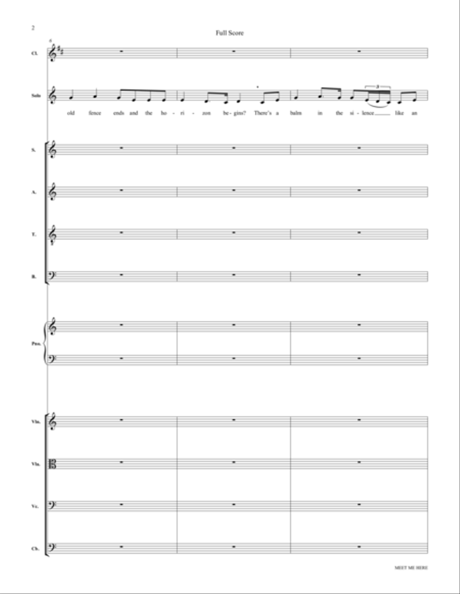 Meet Me Here (from Considering Matthew Shepard) - Score Choir scores gallery preview page 2