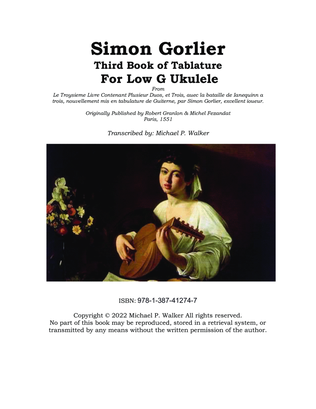Simon Gorlier: Third Book of Tablature For Low G Ukulele