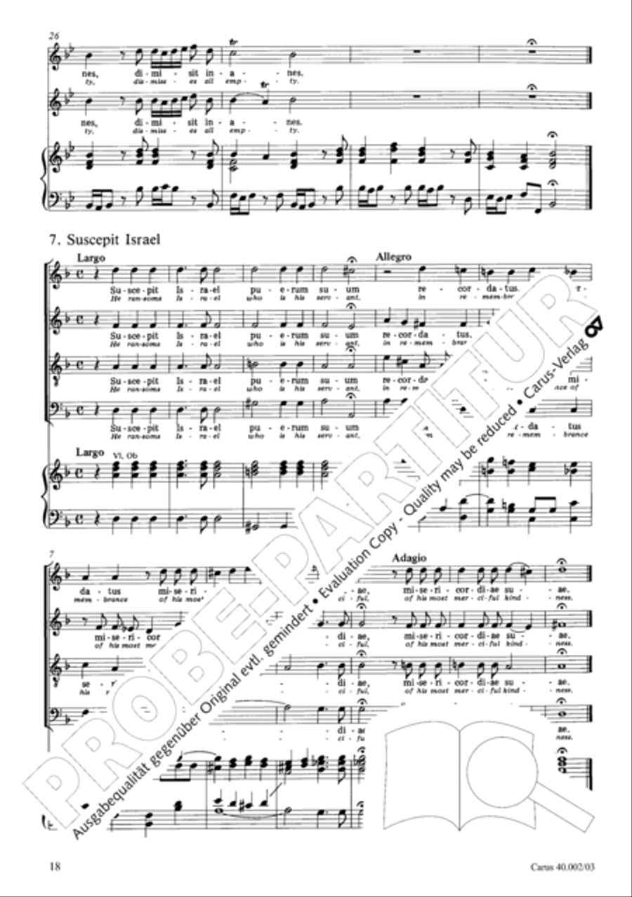 Magnificat Magnificat SA scores gallery preview page 19
