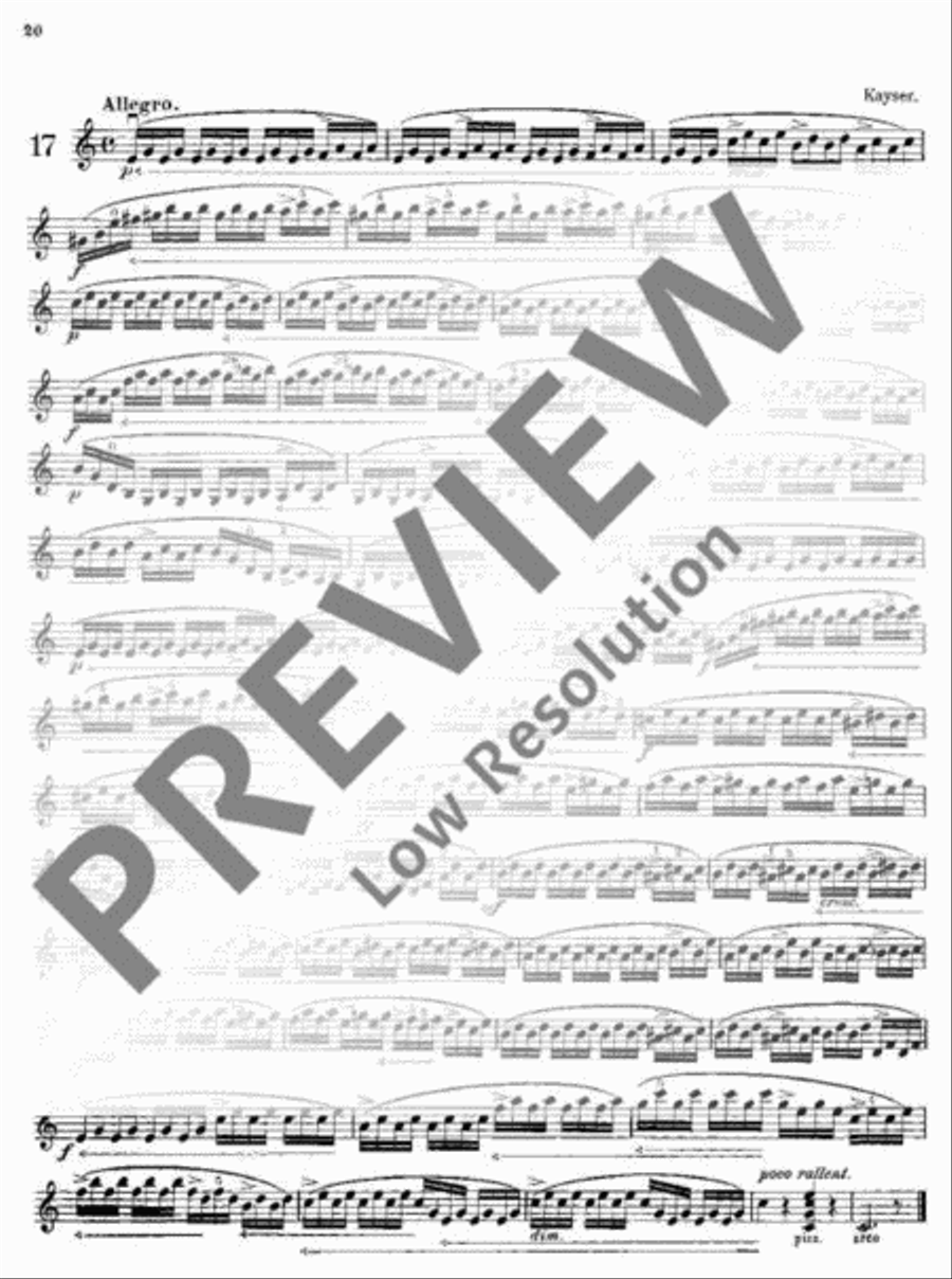 The Masters of the Violin Violin Solo scores gallery preview page 21