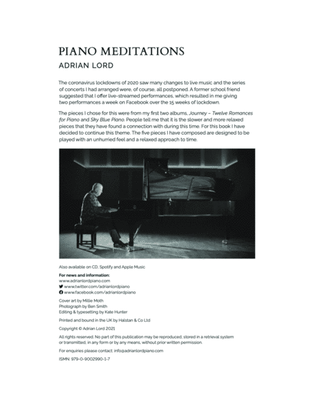 Piano Meditations image number null