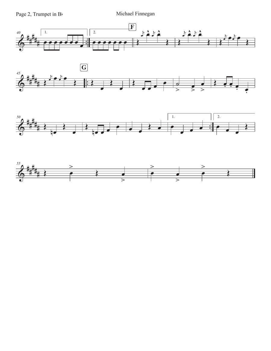 Michael Finnegan Brass Ensemble scores gallery preview page 5