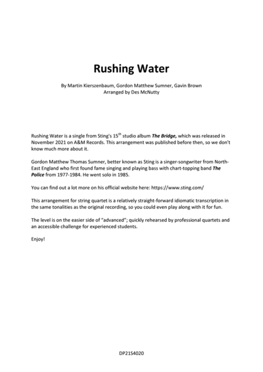 Rushing Water