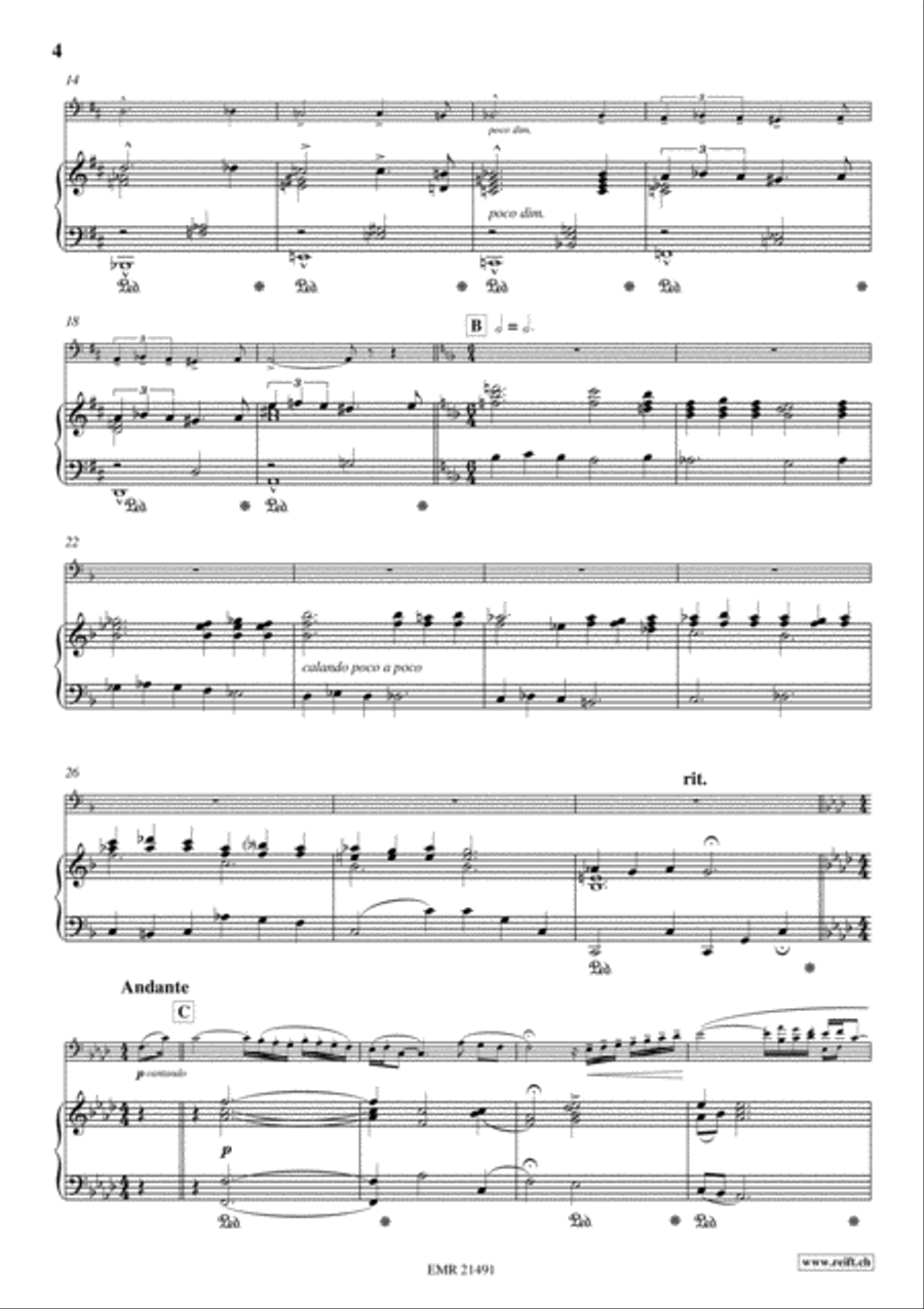 Concerto No. 9 Bass Recorder scores gallery preview page 4
