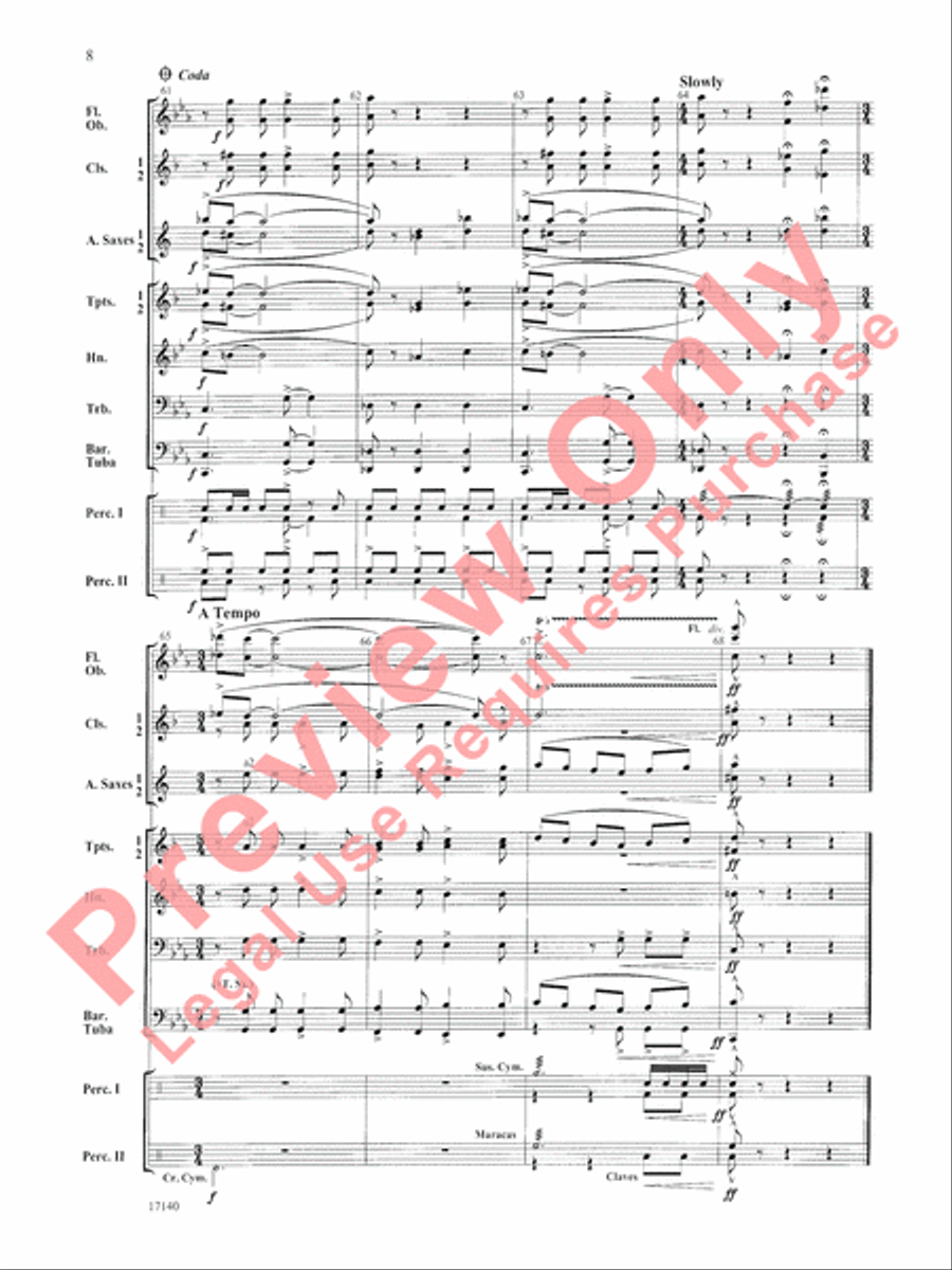 Plaza de Toros Plaza de Toros Concert Band scores gallery preview page 9
