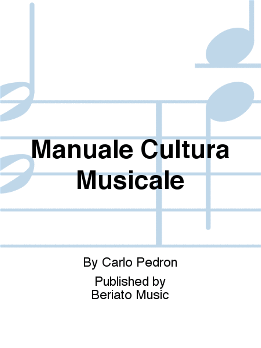 Manuale Cultura Musicale School and Community scores gallery preview page 1