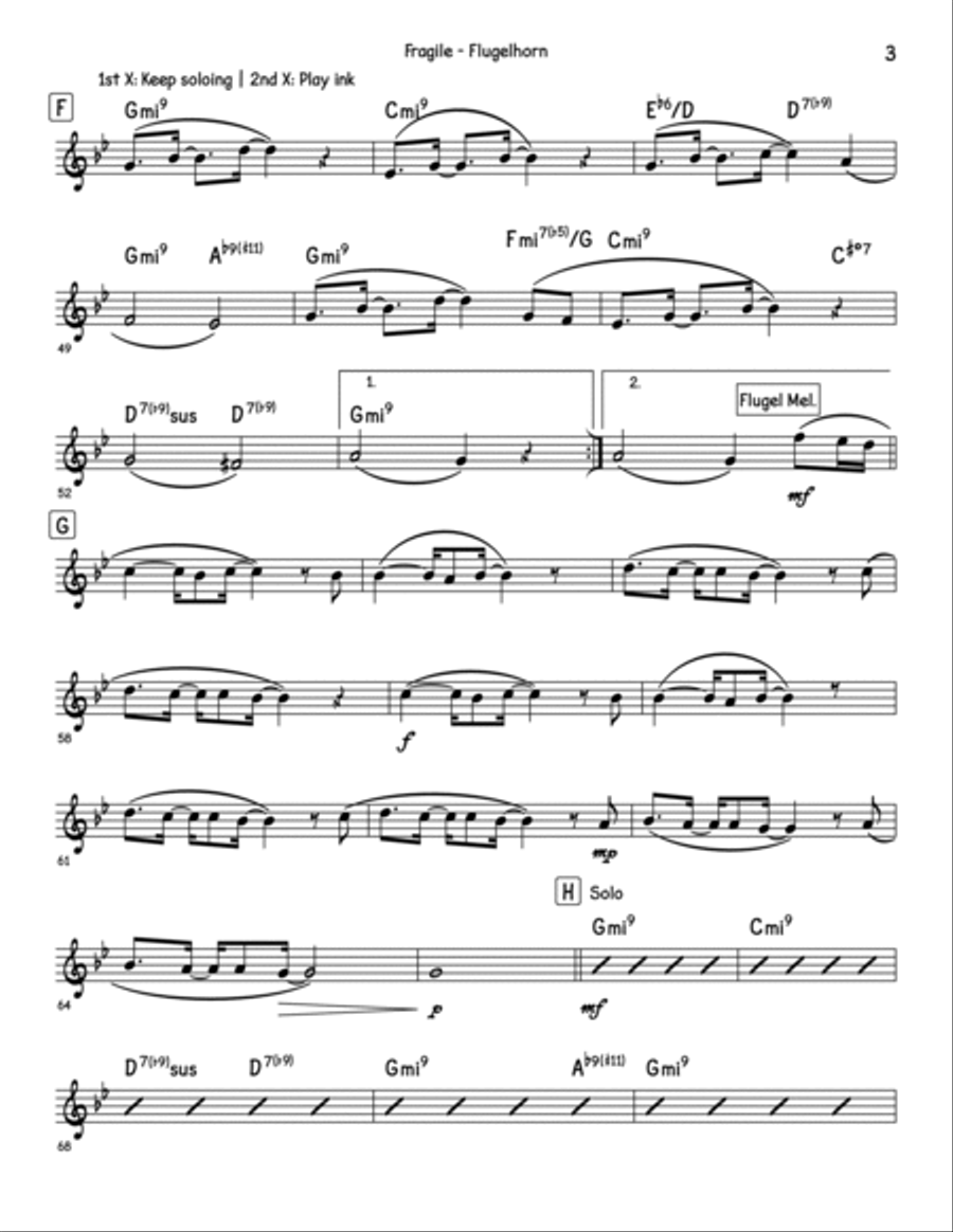 Fragile Small Ensemble scores gallery preview page 4