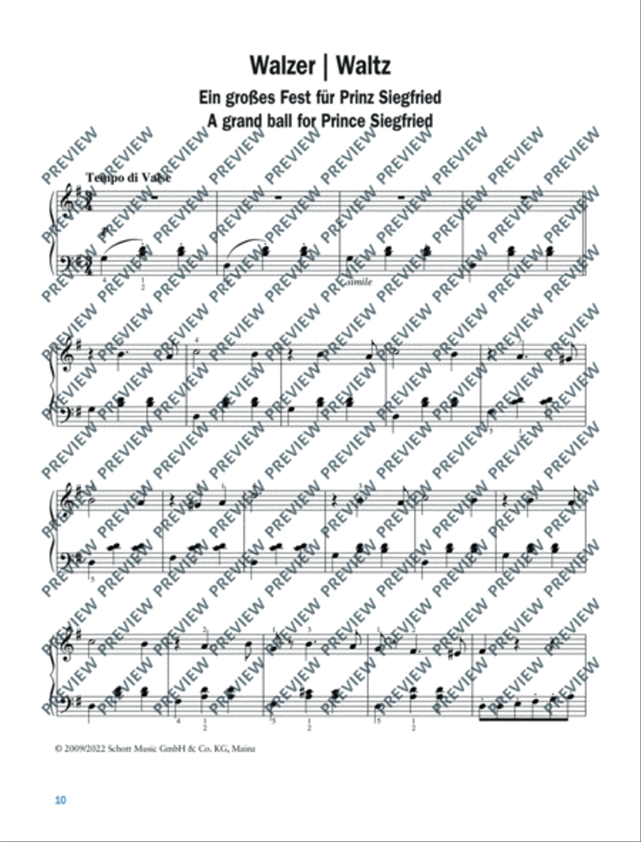 Swan Lake Swan Lake Piano Solo scores gallery preview page 11