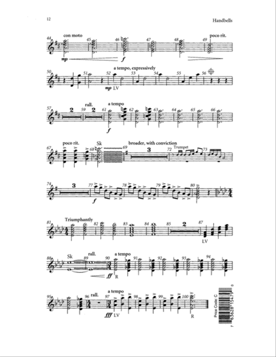 O for a Thousand Tongues to Sing Choir scores gallery preview page 12