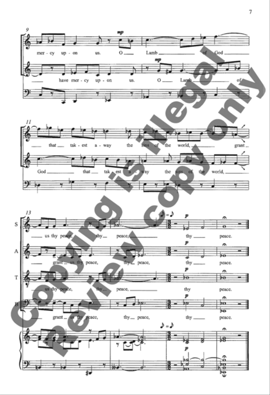 Missa Capella Regis 4-Part scores gallery preview page 13
