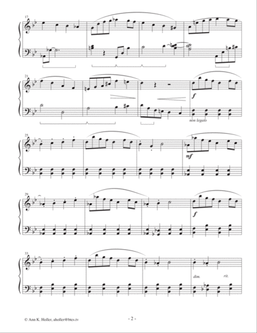 Grace's Dance Piano Solo scores gallery preview page 2