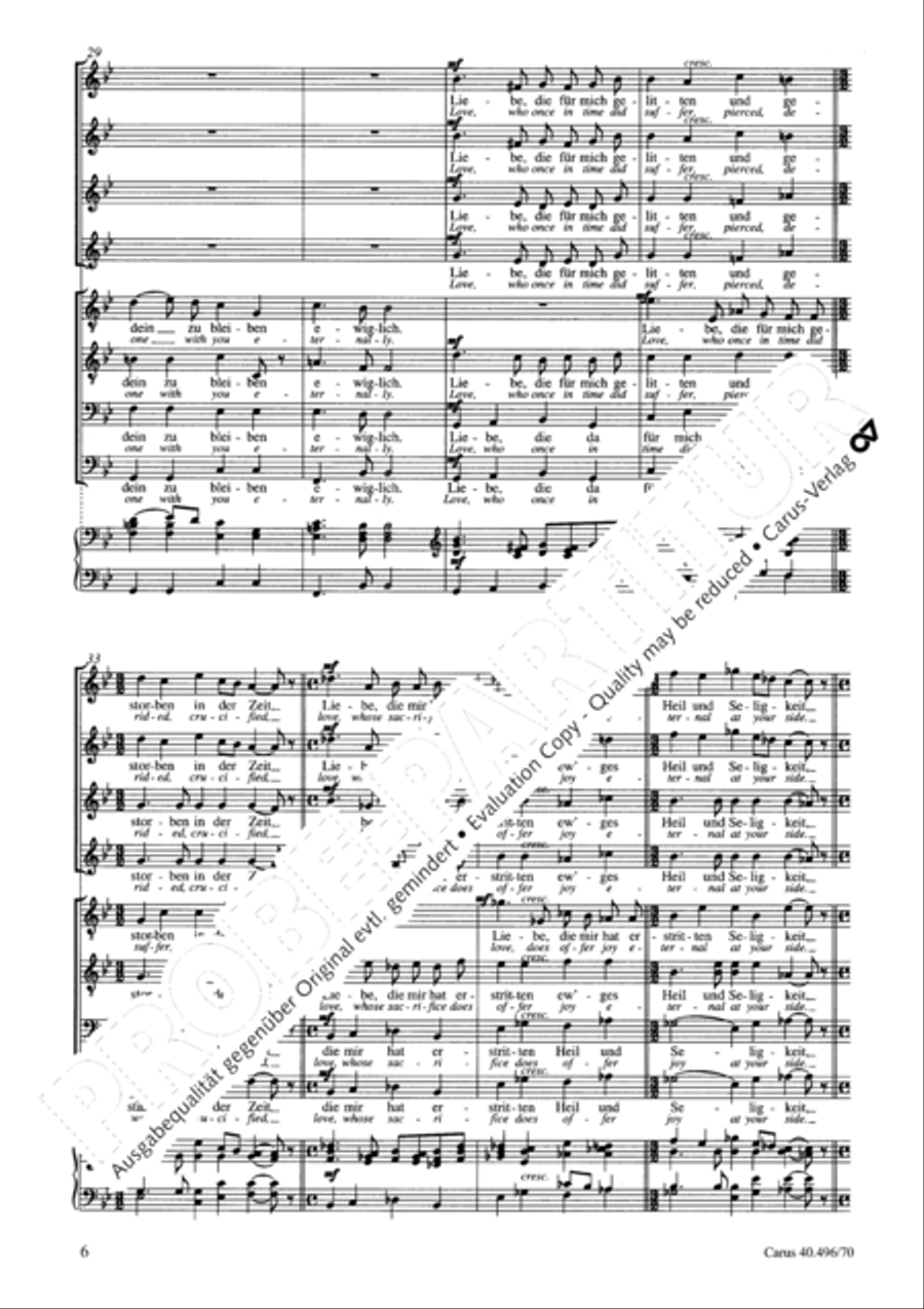 Love, I give myself SSAATTBB scores gallery preview page 7