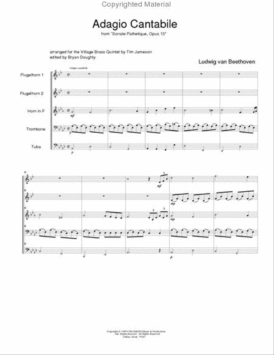 Adagio Cantible from Sonata 