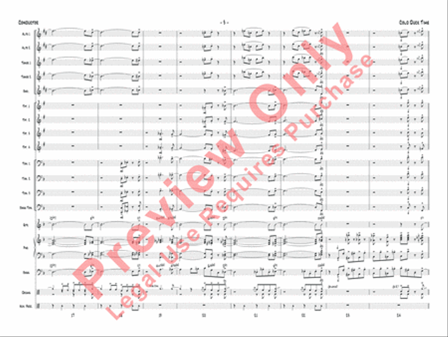 Cold Duck Time Cold Duck Time Jazz Ensemble scores gallery preview page 4