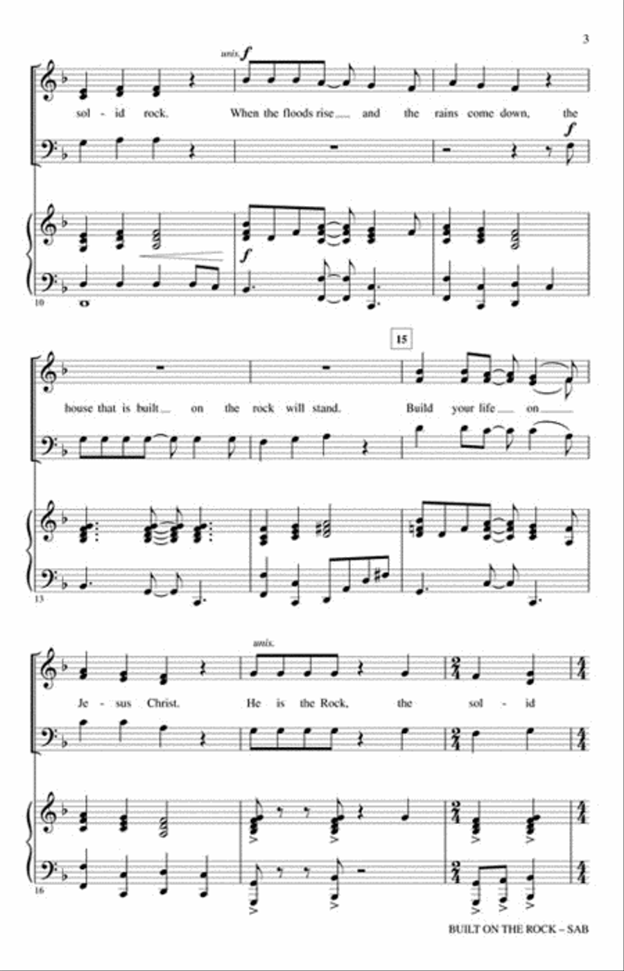 Built on the Rock 3-Part scores gallery preview page 3