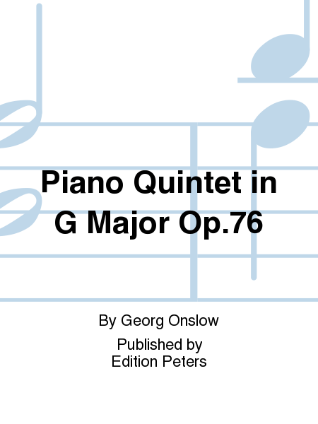 Piano Quintet in G Major Op. 76