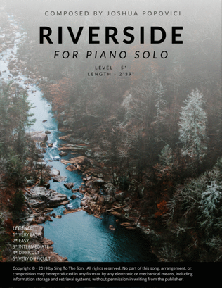 Riverside - Original Piano Solo - Challenging Contemporary Classical Composition