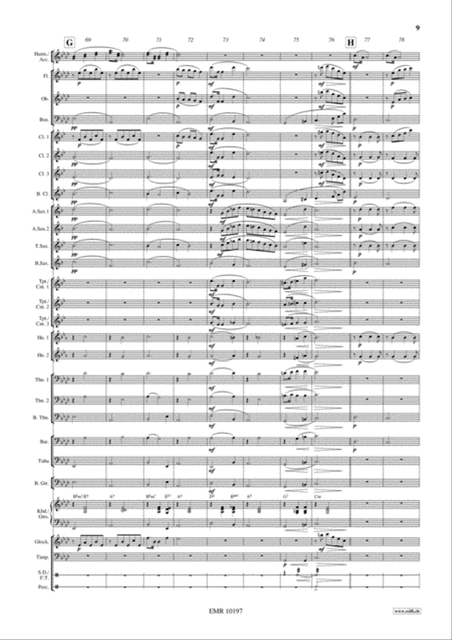 3 Sketches 3 Sketches Concert Band scores gallery preview page 10