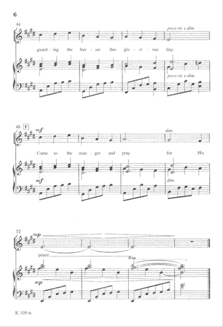 Come to the Manger by Gene Grier - 2-Part - Sheet Music | Sheet Music Plus