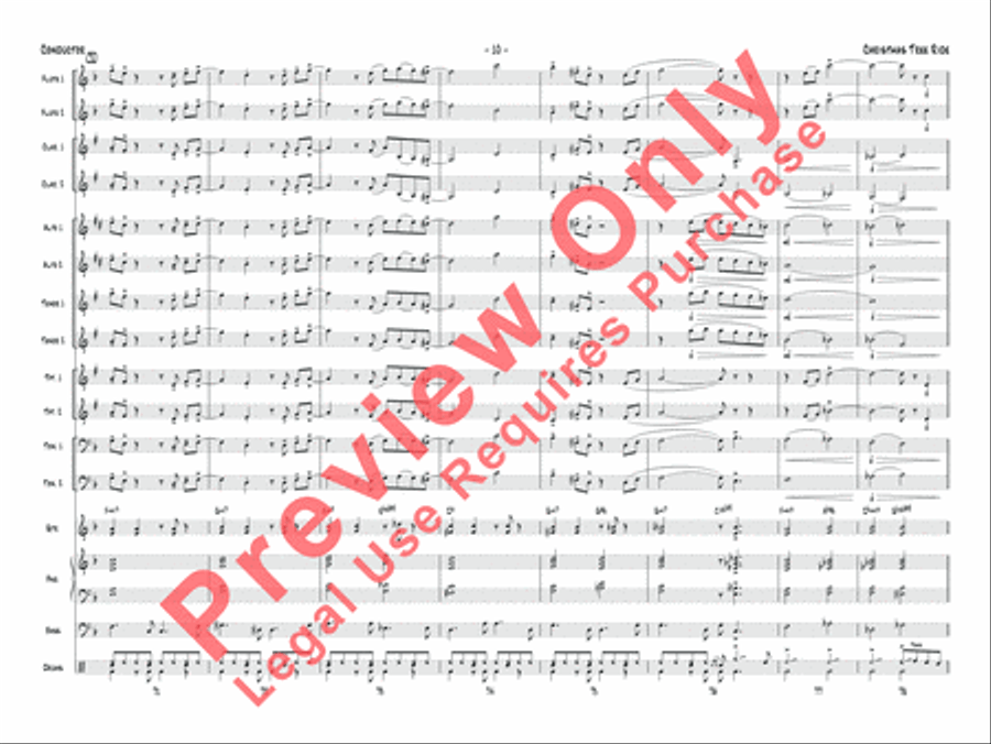 Christmas Tree Ride Jazz Ensemble scores gallery preview page 11