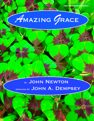 Book cover for Amazing Grace (Trio for Two Trombones and Piano)