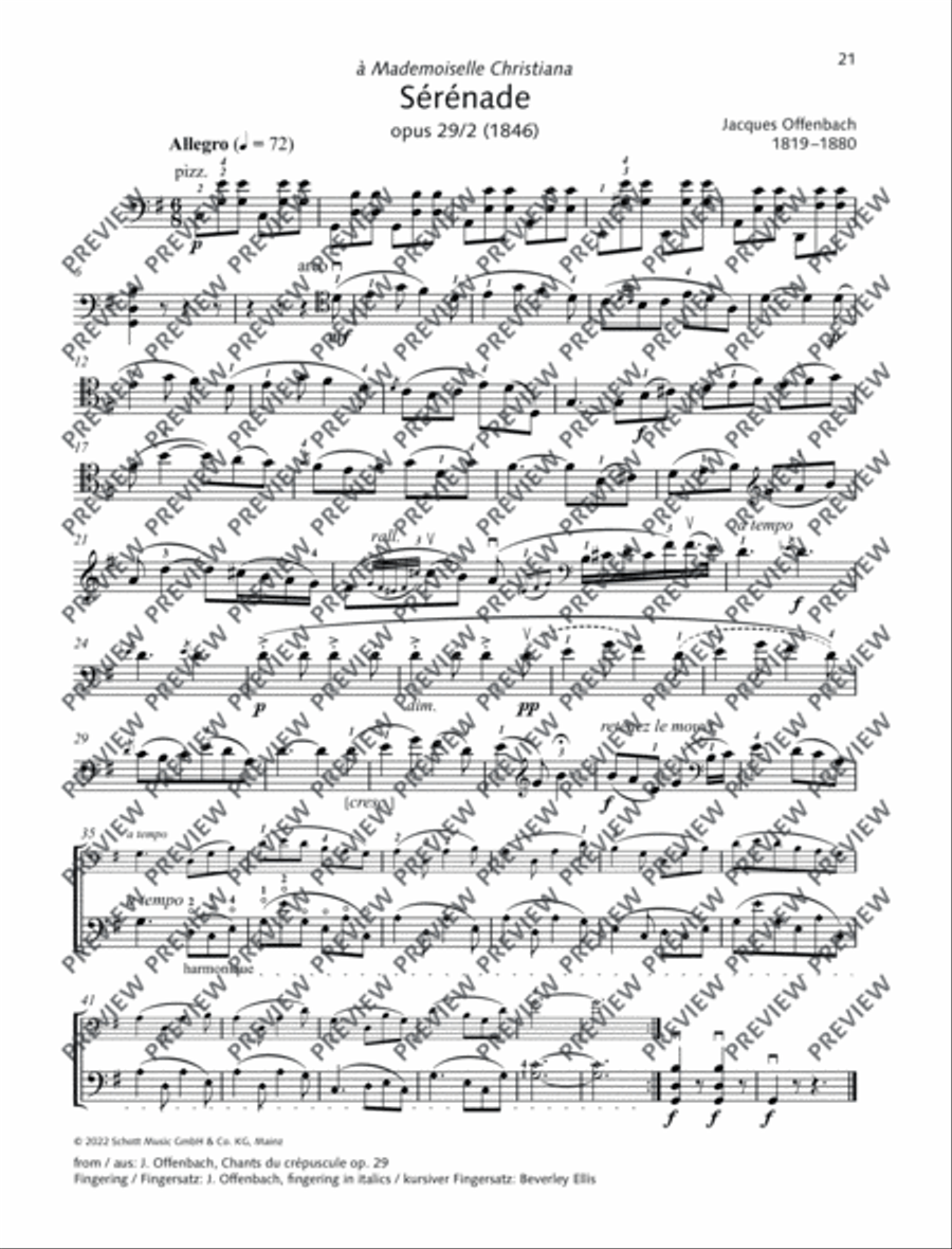 Sérénade Sérénade Piano Accompaniment scores gallery preview page 4