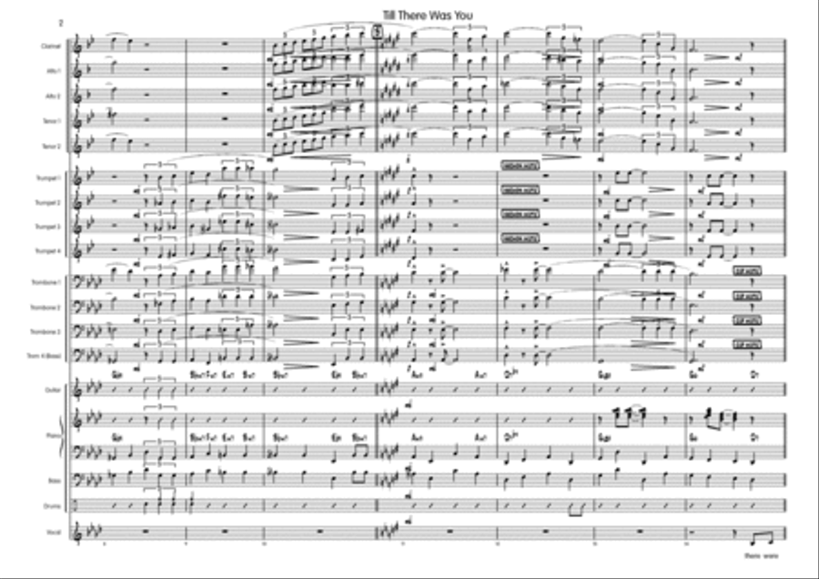 Till There Was You Big Band scores gallery preview page 3