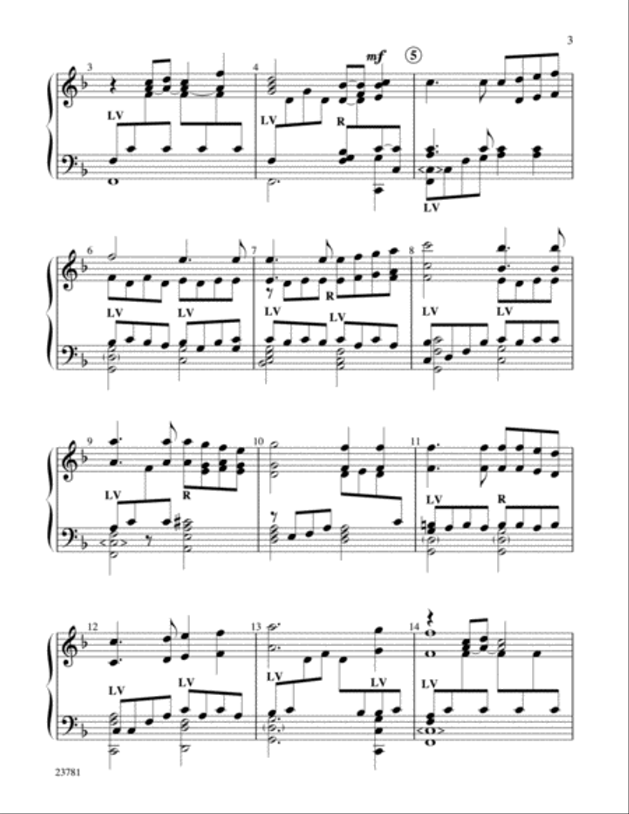 O Love That Will Not Let Me Go Handbell Choir scores gallery preview page 3