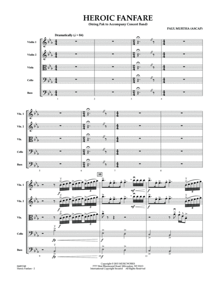 Heroic Fanfare - Conductor Score (Full Score)