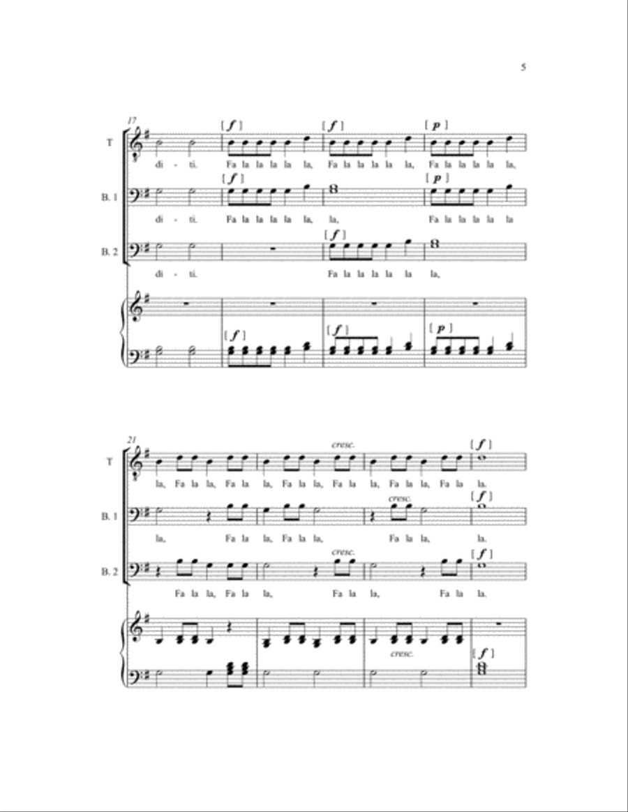 Amor Vittorioso 3-Part scores gallery preview page 4