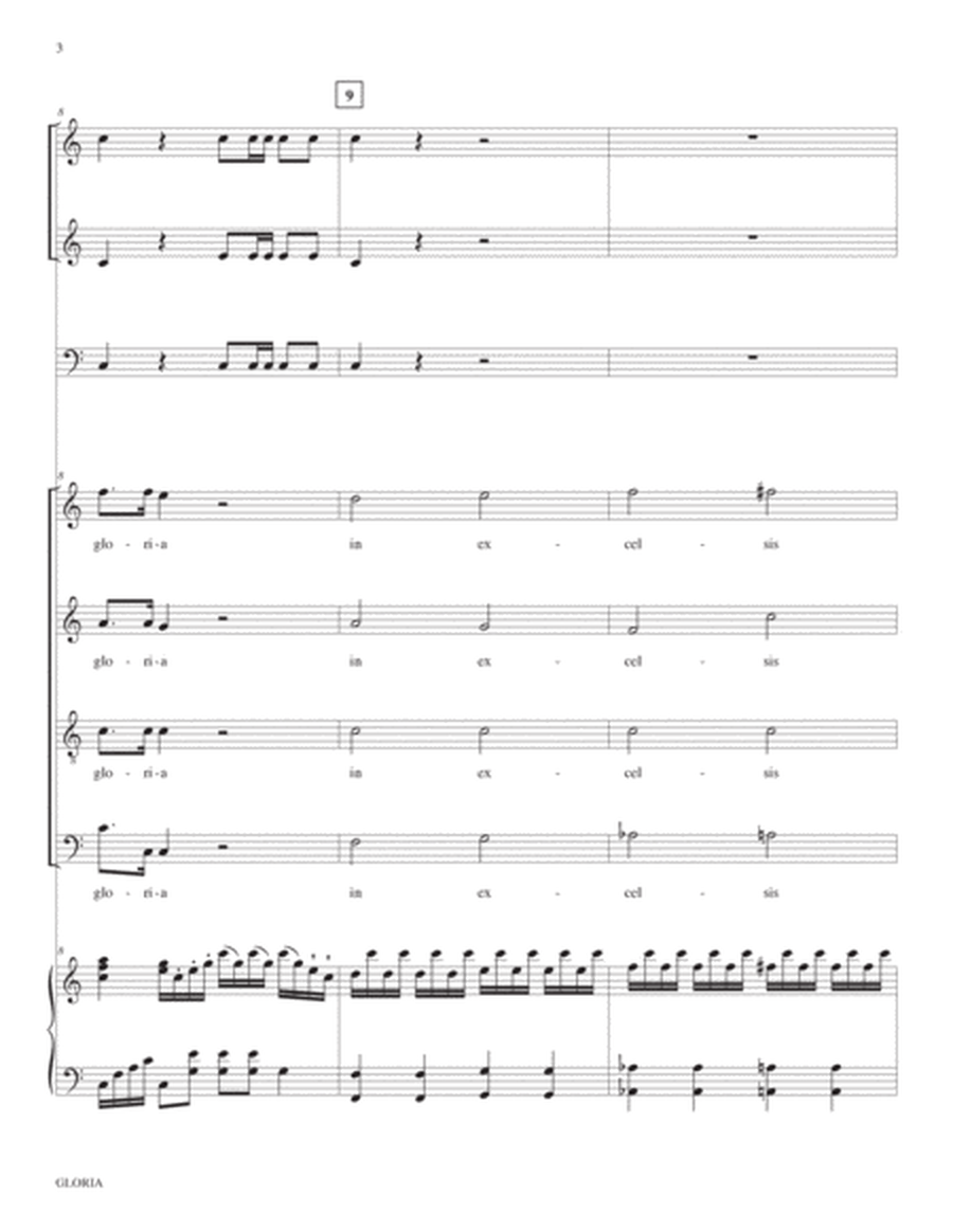 Gloria: from Mariazeller Messe: Full Score and Parts