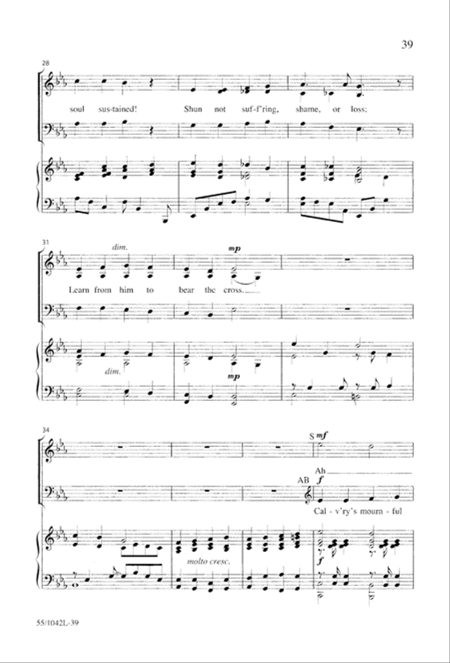 No Greater Love 3-Part scores gallery preview page 41