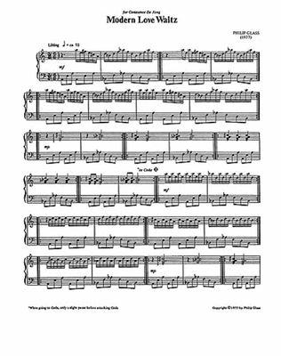 Modern Love Waltz (Solo Piano Version)