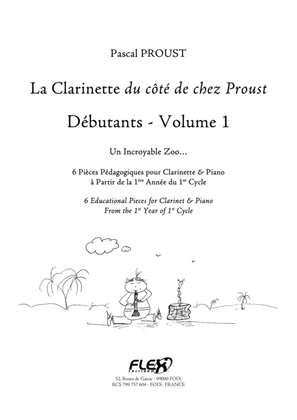 Book cover for The Clarinet du cote de chez Proust - Beginners - Volume 1