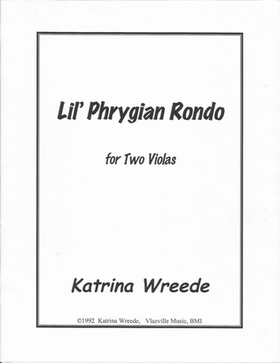 Book cover for Lil Phrygian Rondo