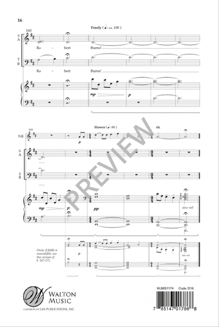 The Immortal Memory The Immortal Memory 4-Part scores gallery preview page 17