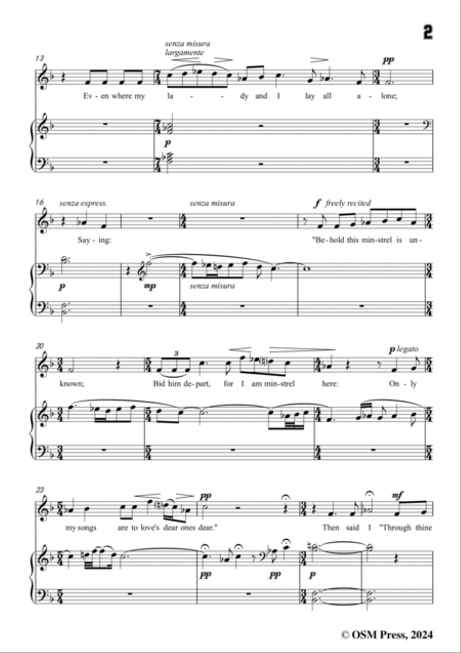 Vaughan Williams-Love's Minstrels,in F Major Voice scores gallery preview page 3