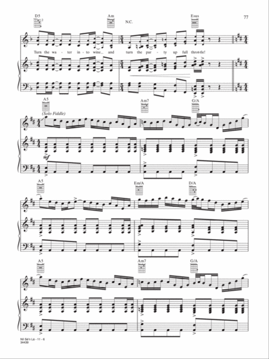 Nil Se'n La Nil Se'n La Piano, Vocal, Guitar scores gallery preview page 6