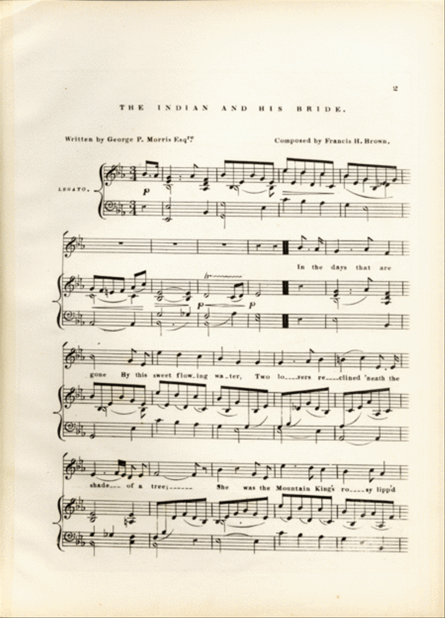 The Indian and His Bride Voice scores gallery preview page 2