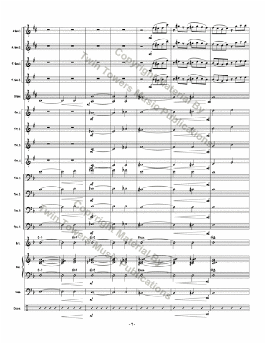 Changing Lanes Changing Lanes Jazz Ensemble scores gallery preview page 8