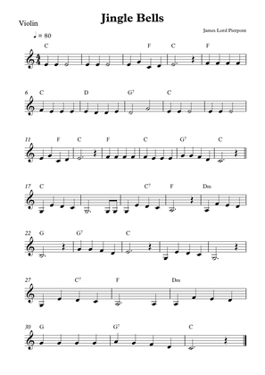 Jingle Bells - Violin Solo