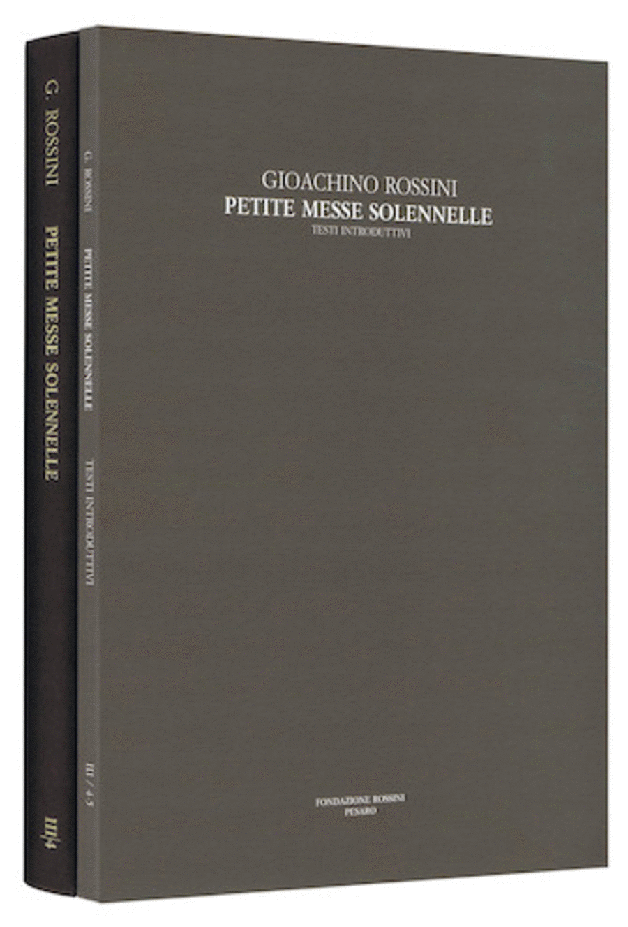 Petite Messe Solennelle Rossini Critical Edition Series III, Vol. 4